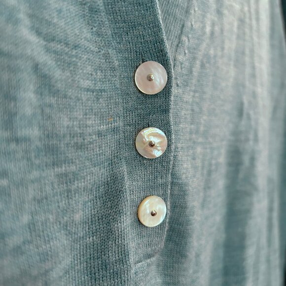 Veronica Beard Inez merino henley pullover M/L - Picture 6 of 8